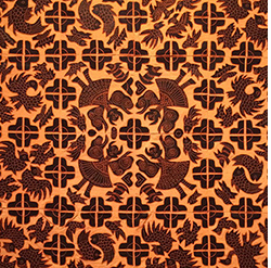 Applique Chinese Motif Quilt