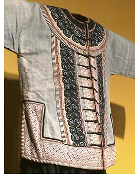 Womens patchwork jacket Woman's-Upper-Garment-and-Skirt-Yi-Malipo