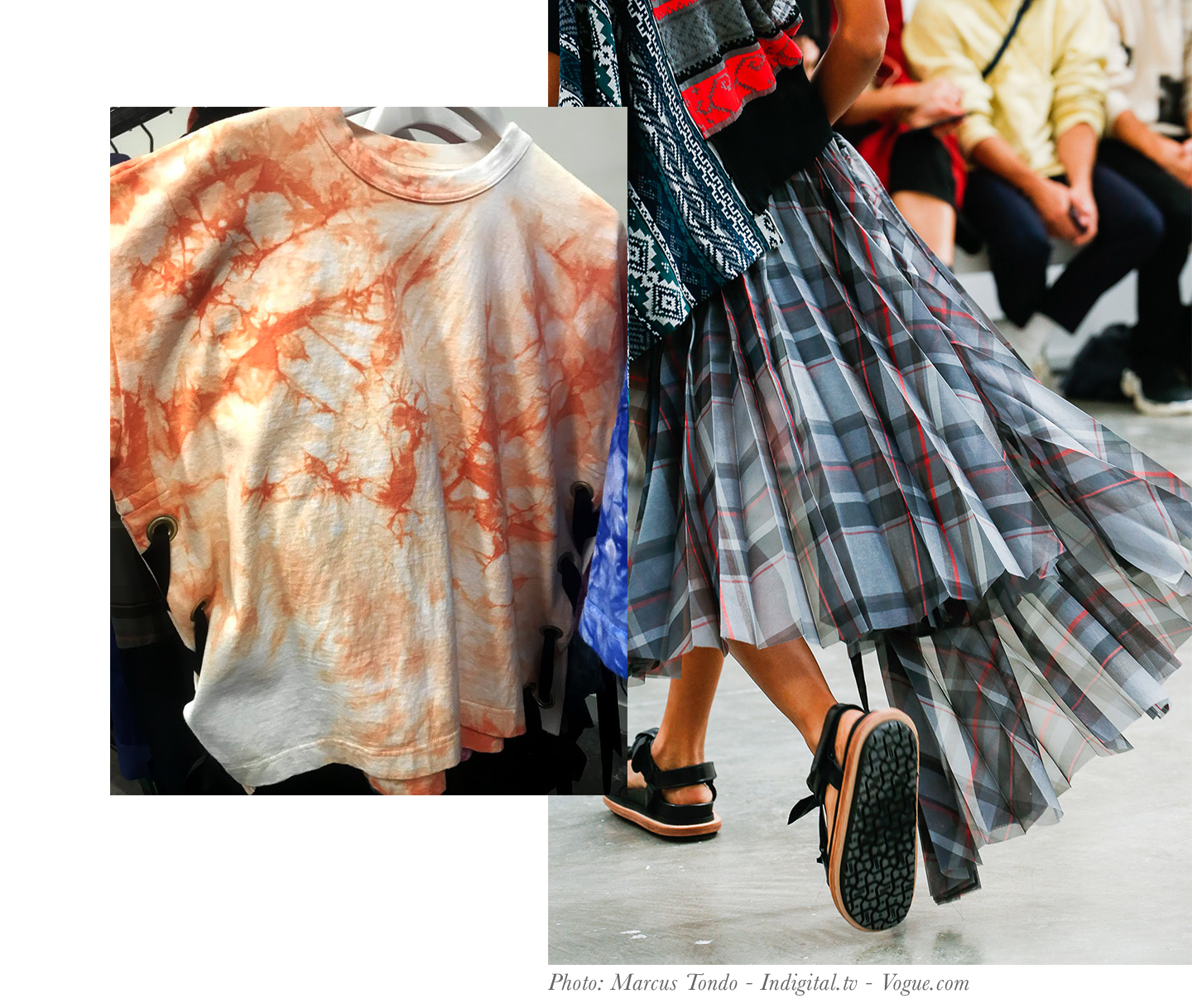 Sacai Shirt and Skirt Spring 2019