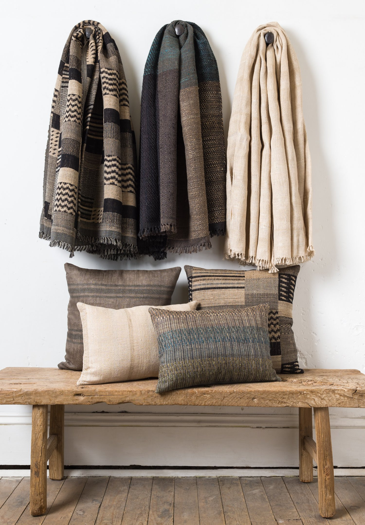 Neeru Kumar Neutral Throws and Pillows Neeru Kumar Home Goods