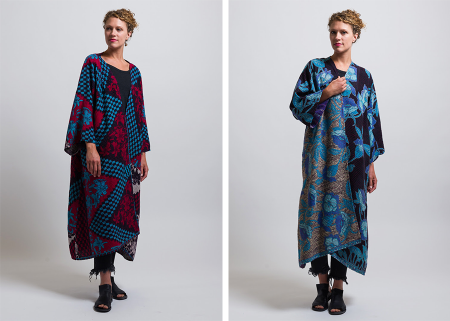 2-Layer Bara Bara Kimono Maxi Dusters