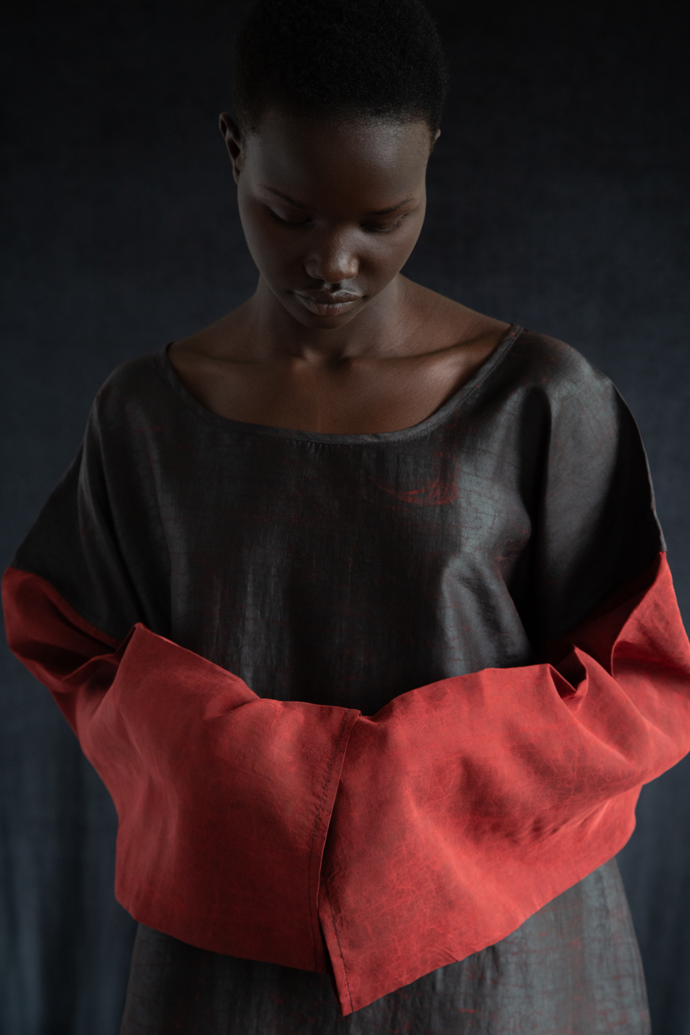 Noir Handmade Mud Silk Top