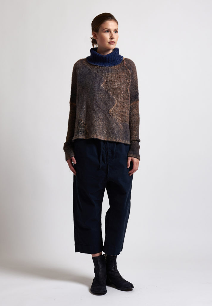 f cashmere Textured Turtleneck Sweater