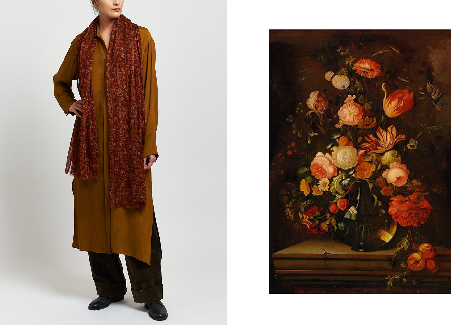 Uma Wang and Jan Davidsz de Heem Still Life Painting