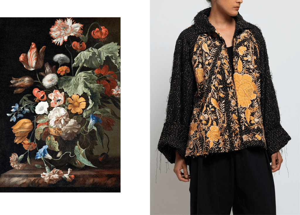 By Walid and Rachel Ruysch Still Life Painting