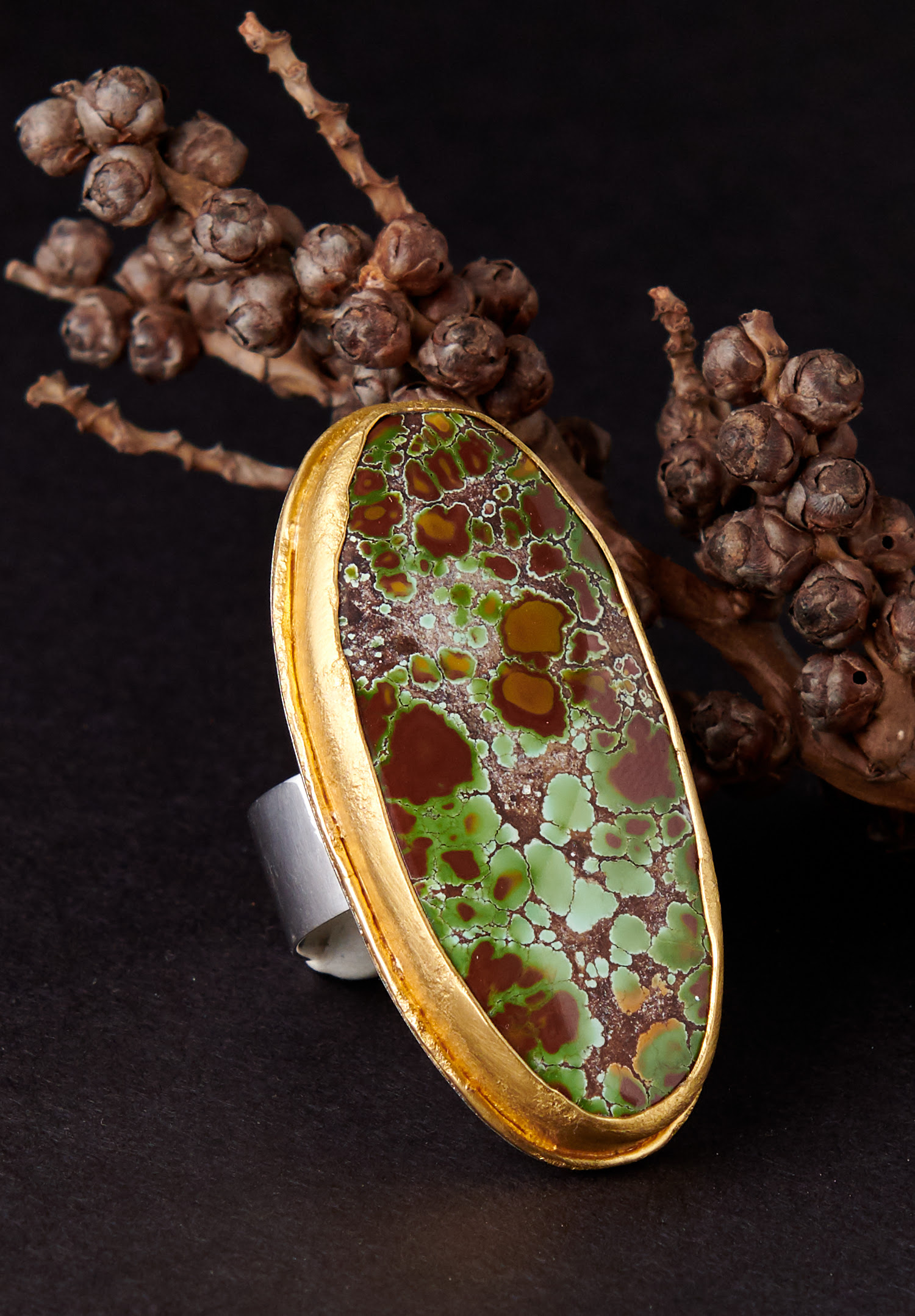 Greig Porter Grasshopper Turquoise Ring