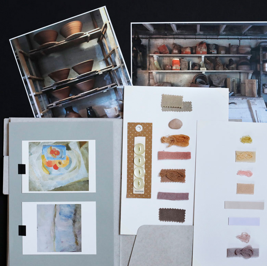 Todd & Duncan Yellow and Orange Cashmere Color Card