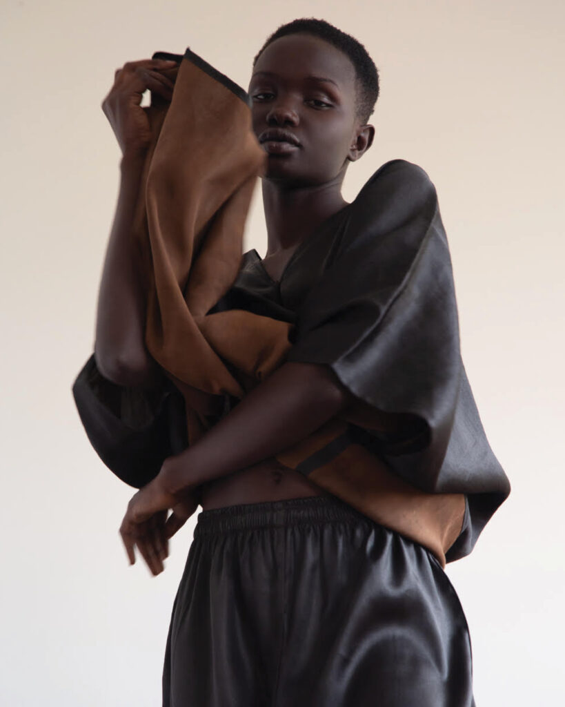 Noir Handmade Mud Silk Top