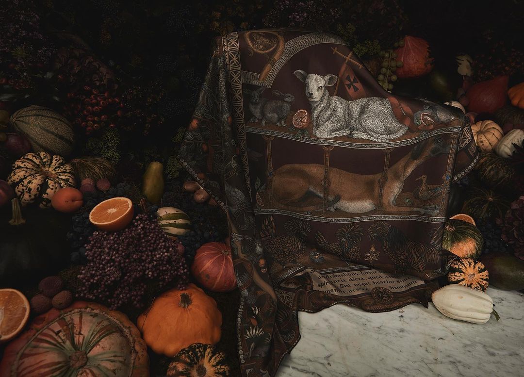 Sabina Savage Lamb Scarf SS21