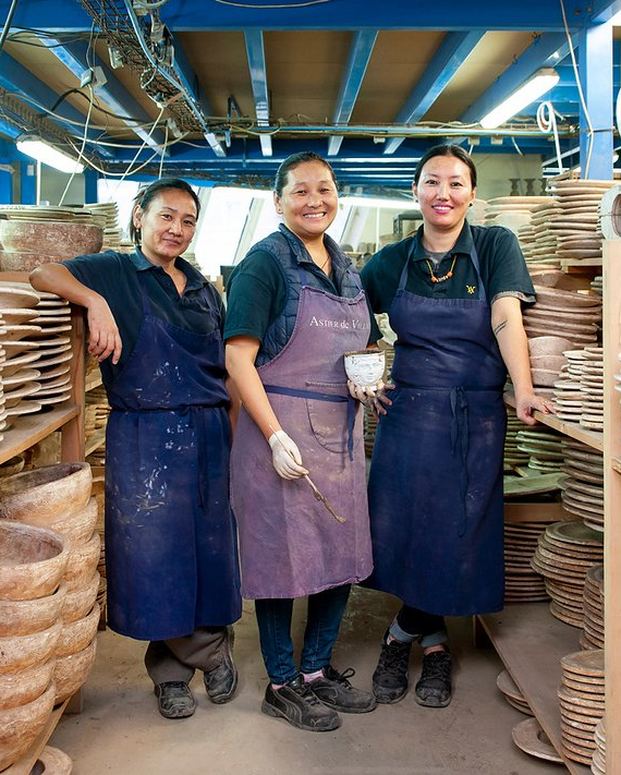 Ceramic Artisans at Astier de Villatte Workshop