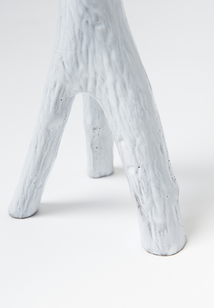 Close Up Detail of Setsuko Klossowska de Rola’s Candlestick Holder for Astier de Villatte