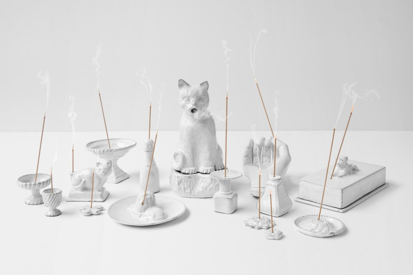 Collection of all of Astier de Villatte's Incense Burners