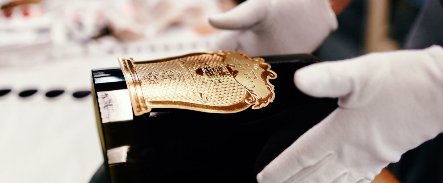 Preparing the Label of a Cire Trudon Candle