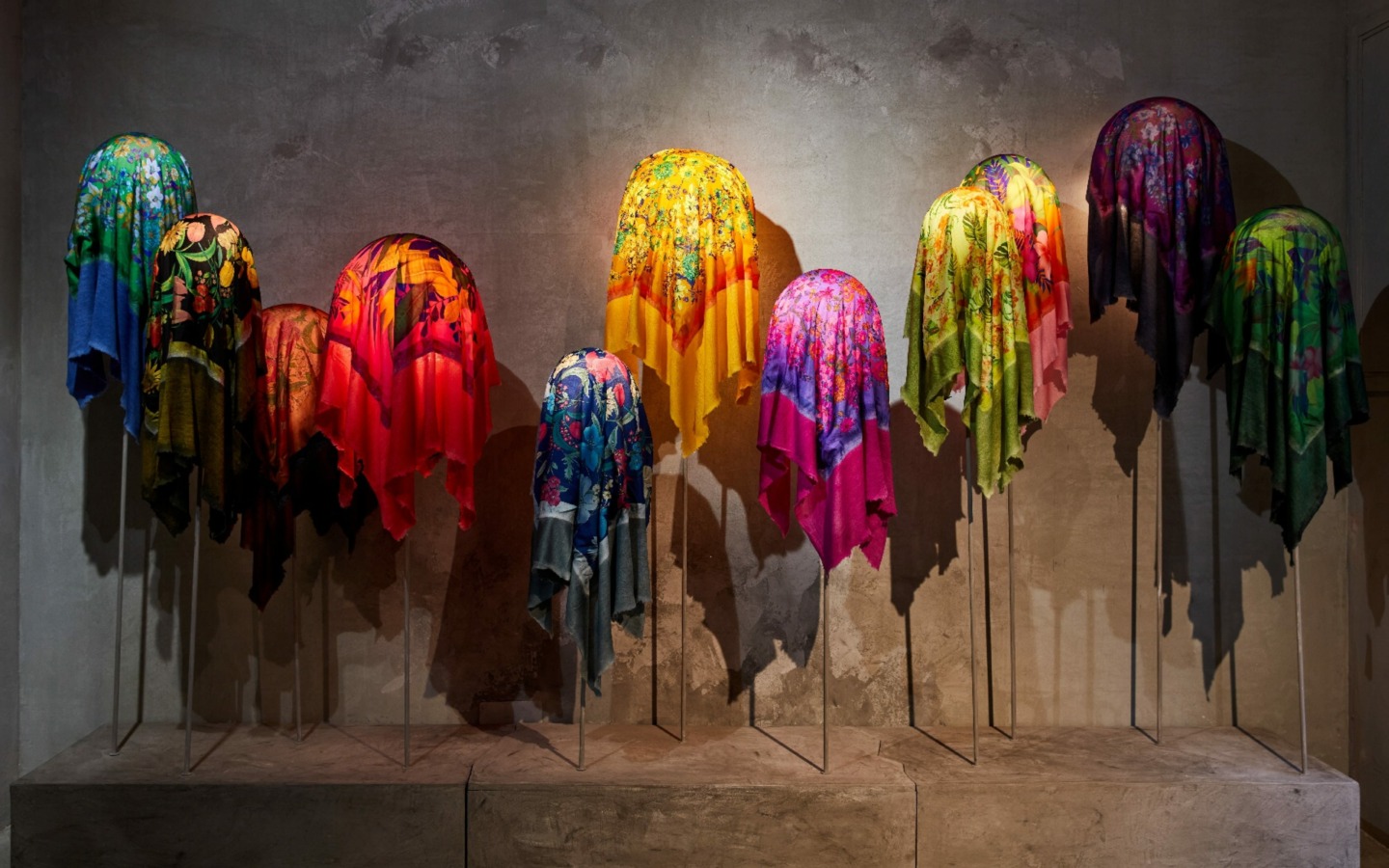 Avant Toi Scarves in Showroom Display