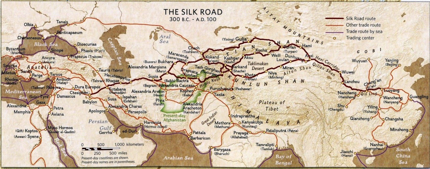 Silk Road Map