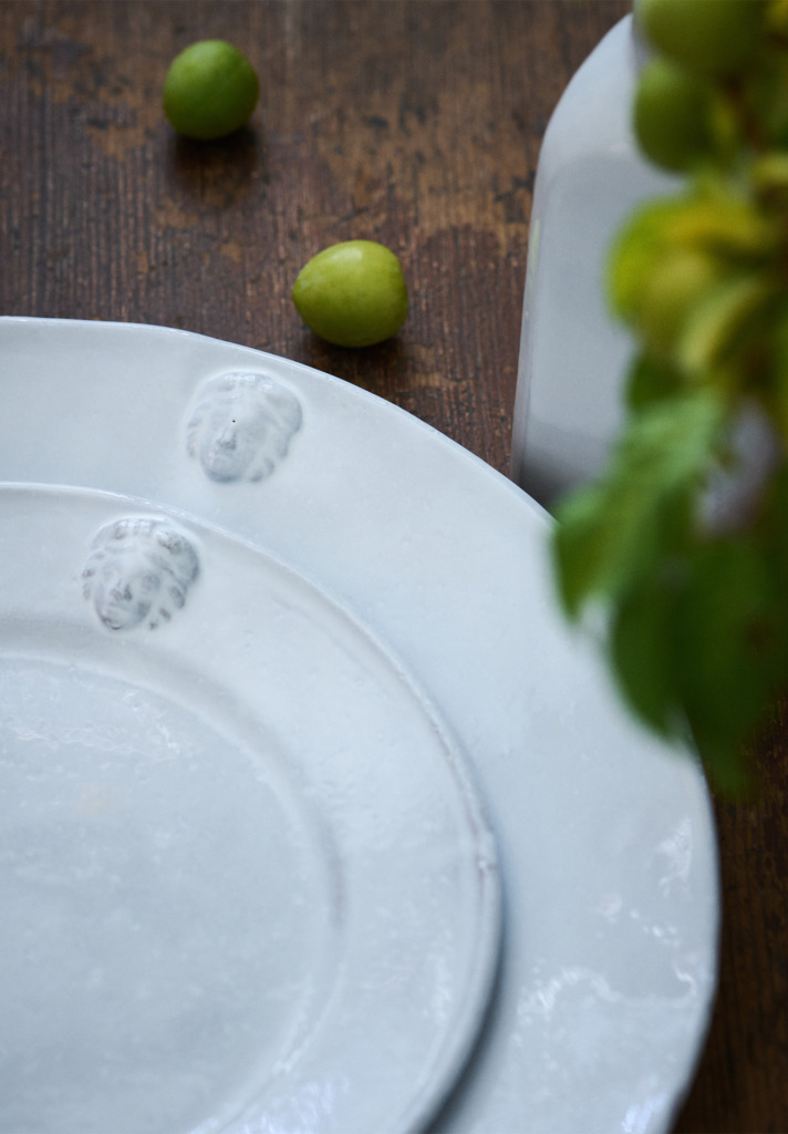 Astier de Villatte Alexandre Plates Arranged on Table