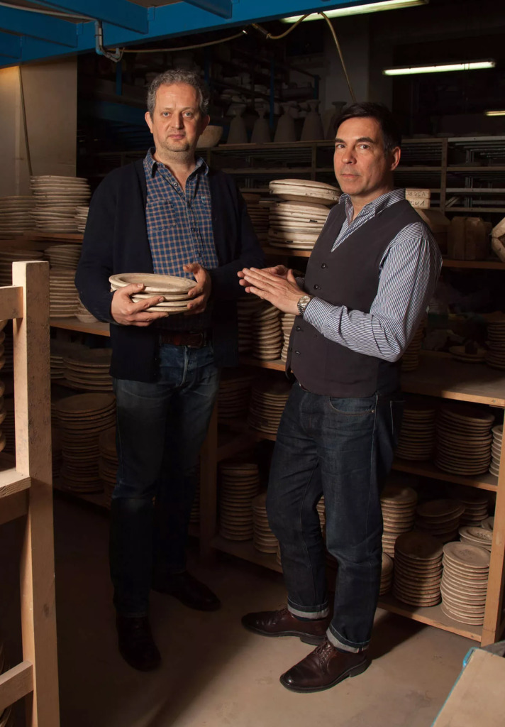 Portrait of Benoît Astier de Villatte and Ivan Pericoli