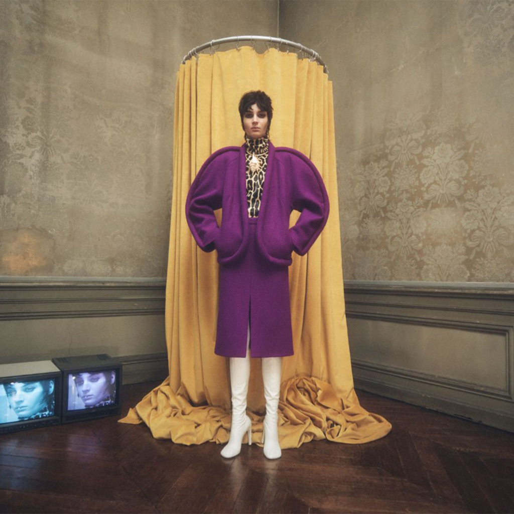 Nostalgia del Futuro Lookbook Image by Dries Van Noten