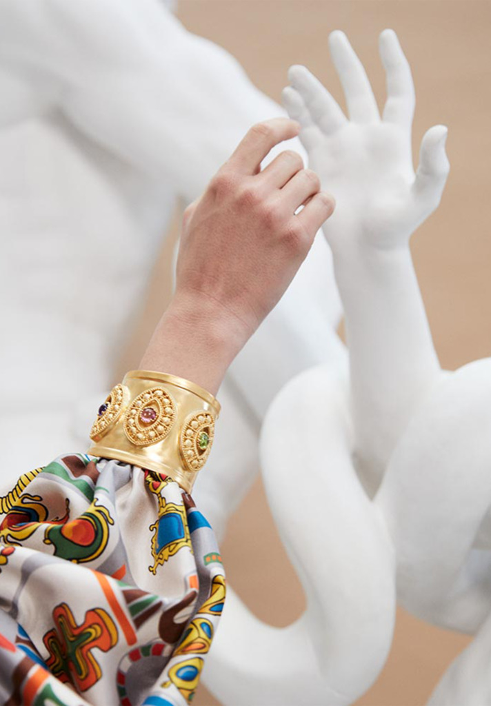 Bracelet and Sleeve Closeup