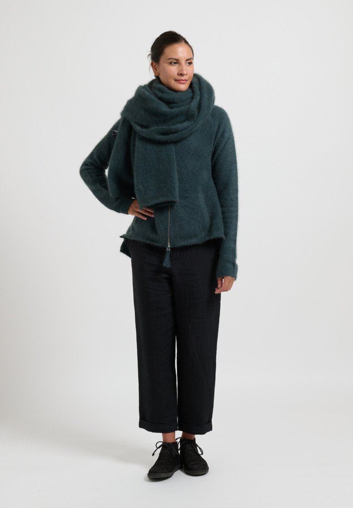 Rundholz Raccoon Hair Sweater and Scarf