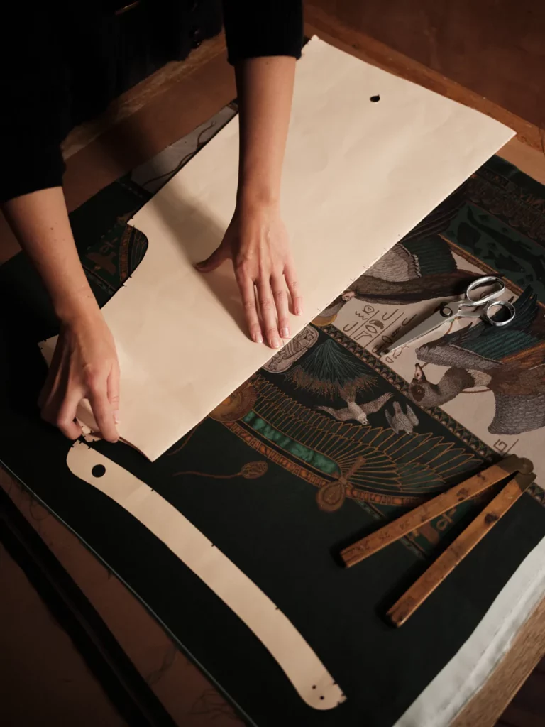 Sabina Savage Scarf Construction in Progress