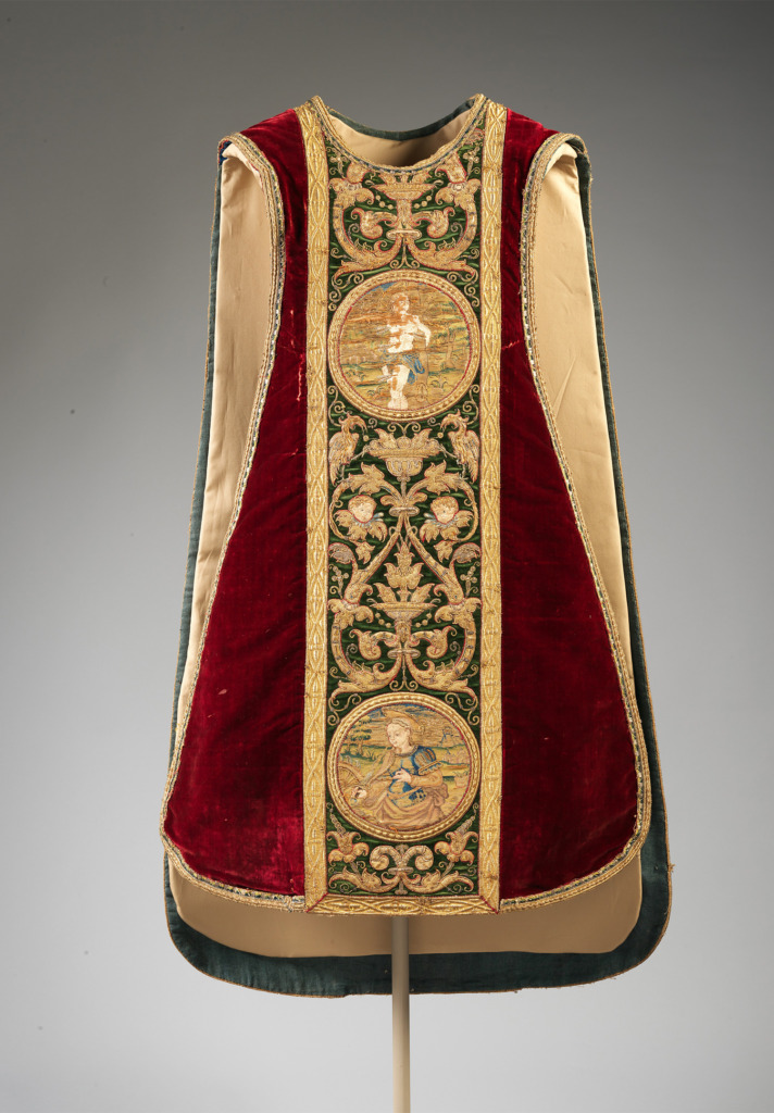 Velvet Lined Italian/Spanish Chasuble via The MET Collection