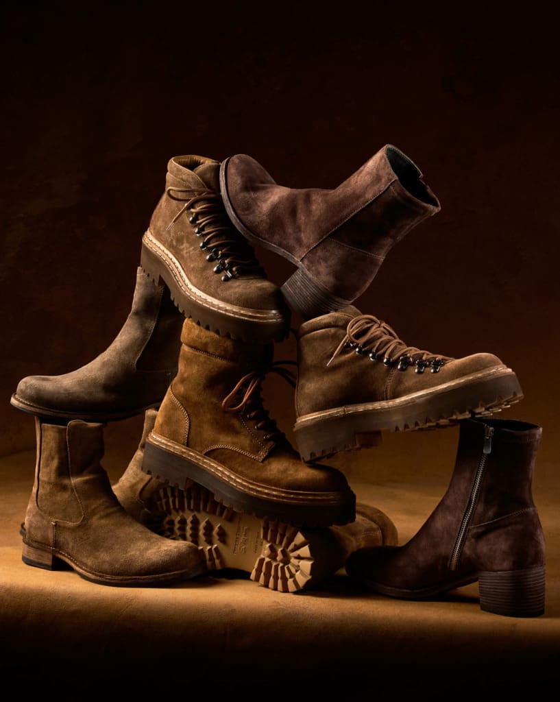Officine Creative suede boots
