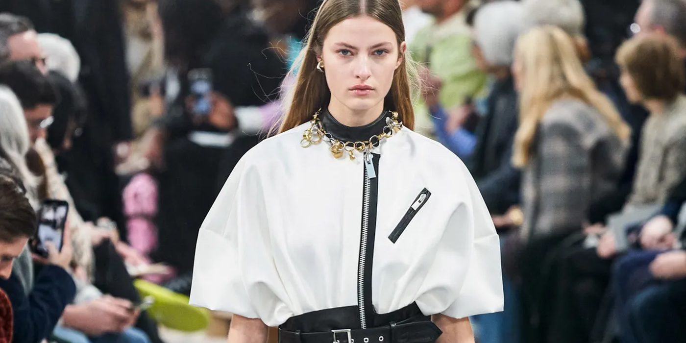 sacai ボーダーワンピース　サイズ2 sacai ボーダーワンピース サイズ2